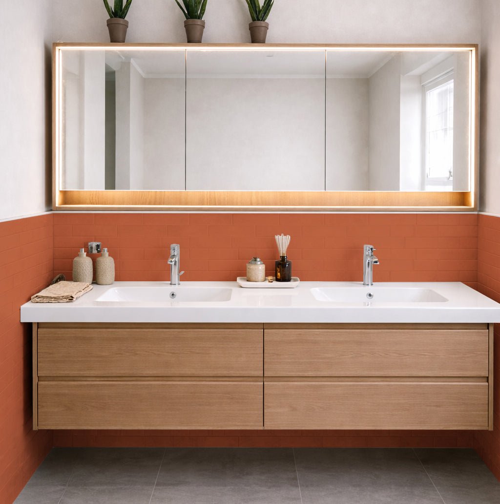 Fliesenlack im Set in 107 Terrakotta - Hagentaler