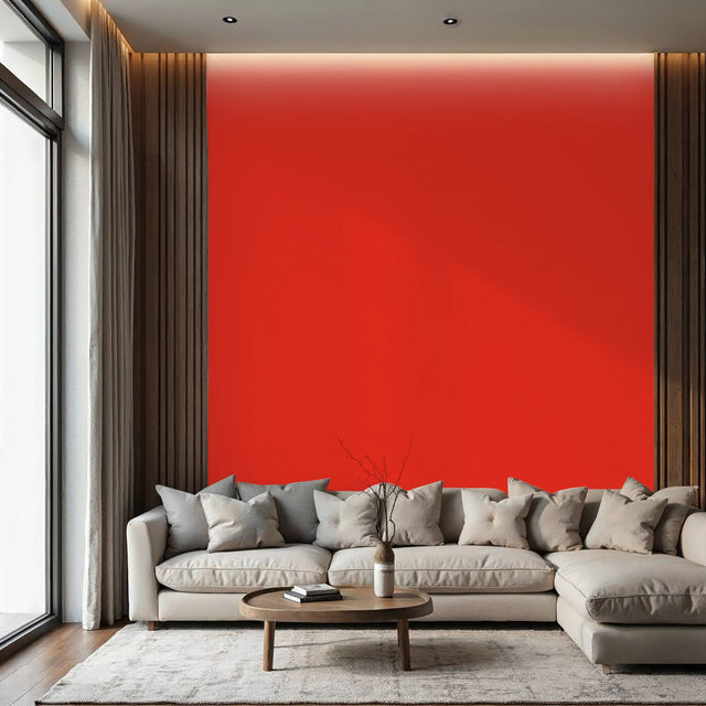 Wandfarbe in RAL 2002 - Blutorange