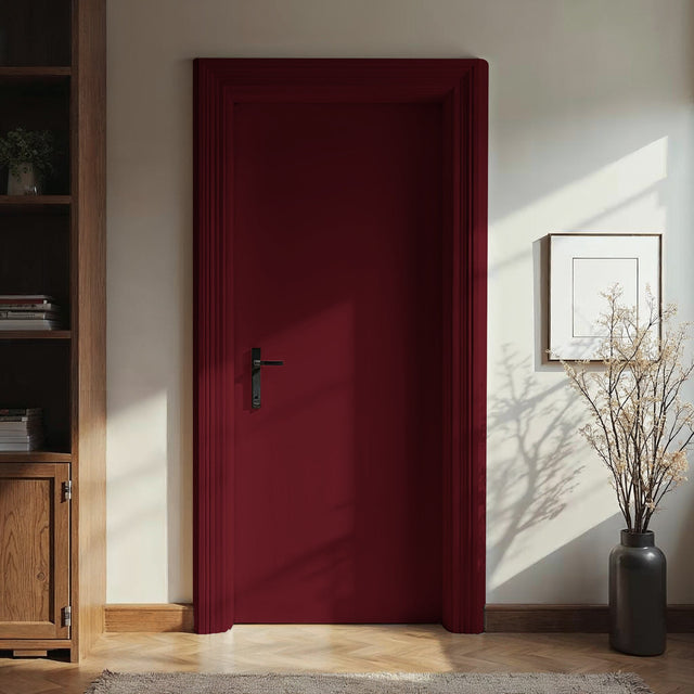 Wandfarbe in RAL 3004 - Purpurrot