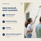 Fassadenfarbe im Set in 106 Schanigarten Rot - Hagentaler