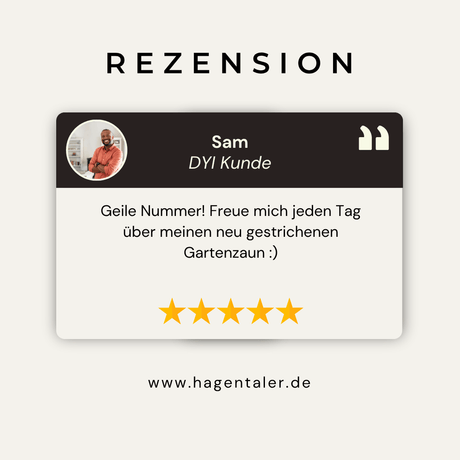 Der Kräftige - Gartenzaunlack - Hagentaler