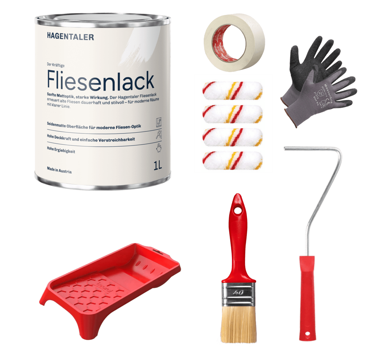 Fliesenlack im Set in 161 Seeblau - Hagentaler