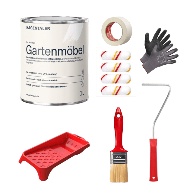 Gartenmöbellack im Set in 043 Balkonstein - Hagentaler