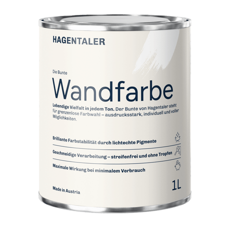 Wandfarbe in 010 Nebelgrau - Hagentaler
