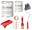 Wandfarbe - Komplettset - All - in - One mit Gratis Zubehör und Grundierung - Hagentaler